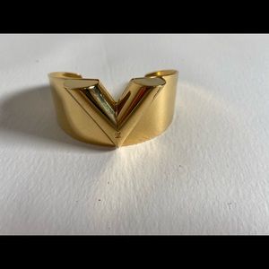 Louis Vuitton V cuff bracelet